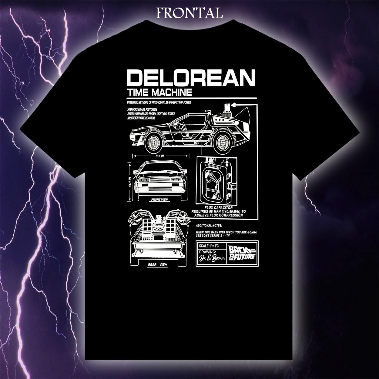 Playera DeLorean