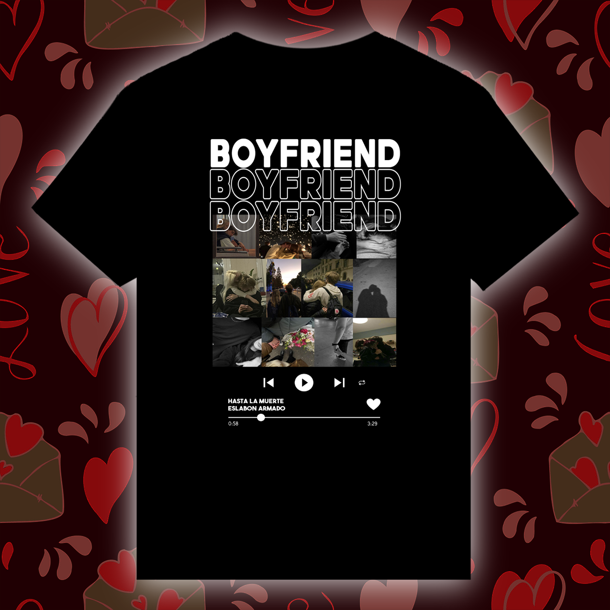 Playera Boyfriend